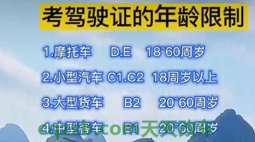 有关：驾驶证年龄限制_交通业务办理  第3张