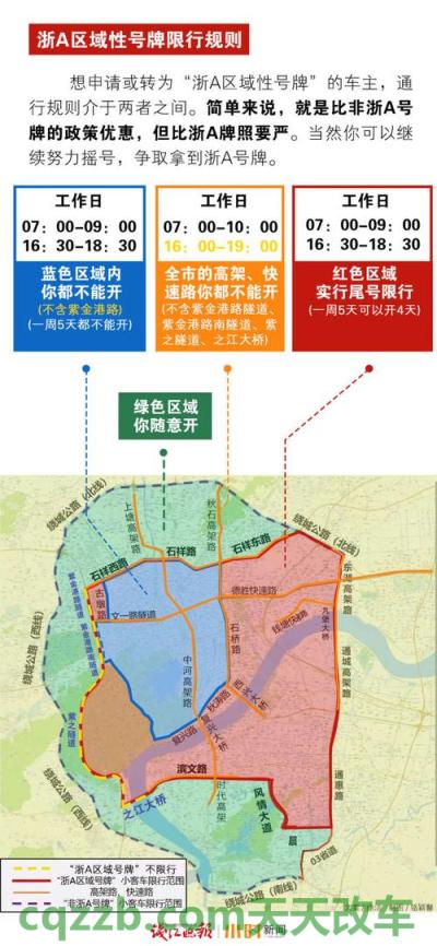 分享:杭州限行时间|区域_交通业务办理 第2张