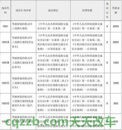 车友：1003违章代码什么意思_交通问题