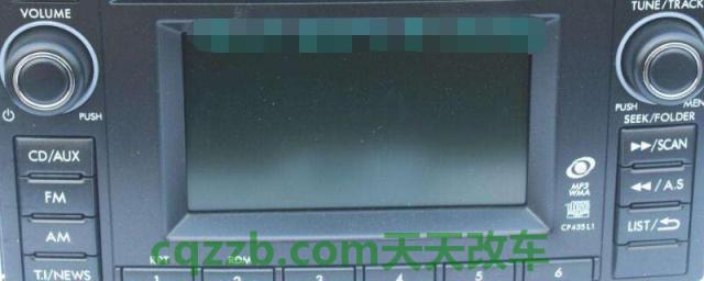 斯巴鲁6碟cd按键使用说明(右侧按键)