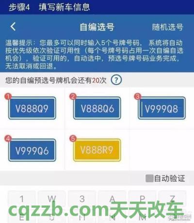 汽车知识:车管所上牌选号攻略_交通业务办理 第2张