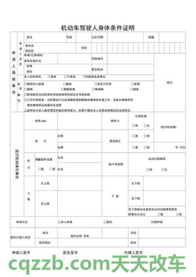 汽车有关：机动车驾驶人身体条件证明多少钱_交通问题  第1张