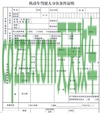 了解:考驾照体检项目有哪些流程 考驾照需要什么条件才能报名 第3张