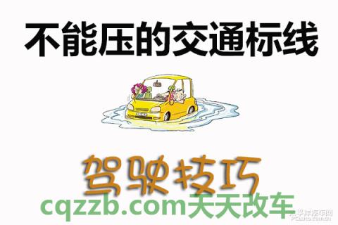 汽车疑问：不能压的交通标线_什么是不能压的交通标线