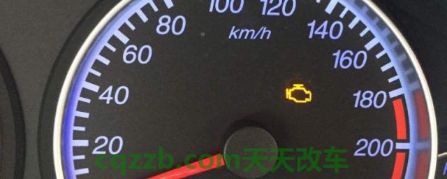 探究一下：车上显示发动机故障灯亮什么原因(发动机故障灯亮起后车辆可以行驶吗)