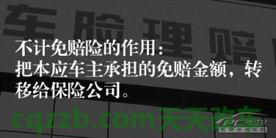 了解汽车：不计免赔险_什么是不计免赔险  第2张