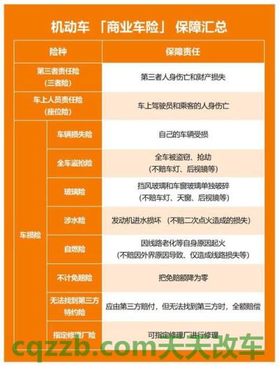 问题：车险四大主险_交通业务办理  第3张