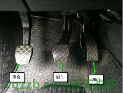 汽车有用：刹车离合位置和功能 刹车离合器油门在哪个位置