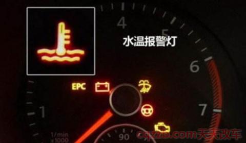水温灯亮跑一会又灭了(水温表在车上的作用)  第2张