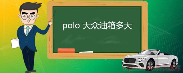 polo 大众油箱多大(大众polo怎么样)  第1张