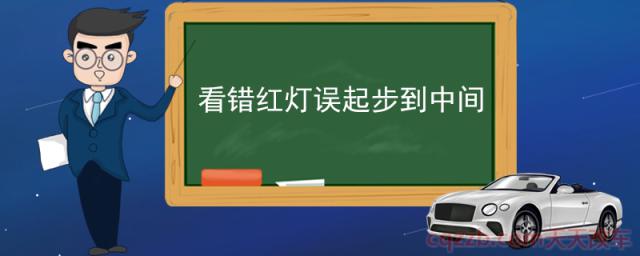 看错红灯误起步到中间(判定闯红灯有什么处罚)  第1张