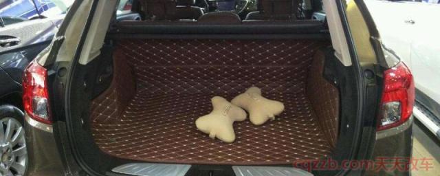 别克昂科威后备箱尺寸大小(46比例放倒) 第2张