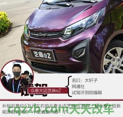 有用：众泰汽车正式发布了旗下全新紧凑型SUV 众泰芝麻eZ翼驰版性能如何及其简介  第2张