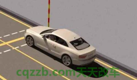 左倒库的时候左边窄了怎么办(机动车驾驶证科目二考试有几个考试项目)  第3张