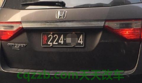 la车牌开头的是什么车(武警车牌)  第3张