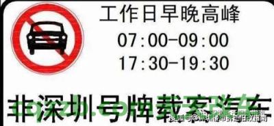 原来：深圳限行时间_交通问题  第2张
