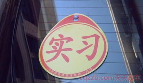 拿驾照开车要不要后面贴实习(机动车驾驶证实习期被扣12分怎么办)  第2张