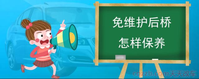 免维护后桥怎样保养(免维护车桥检查项目)  第1张