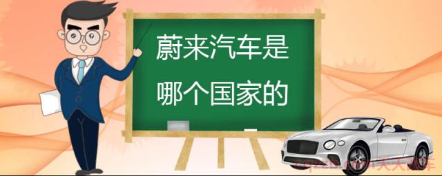 蔚来汽车是哪个国家的(蔚来品牌介绍)  第1张