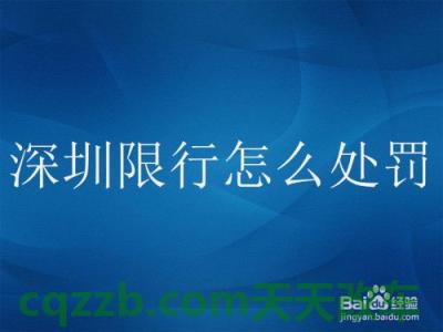 汽车疑问：周末深圳限行吗_交通问题  第2张