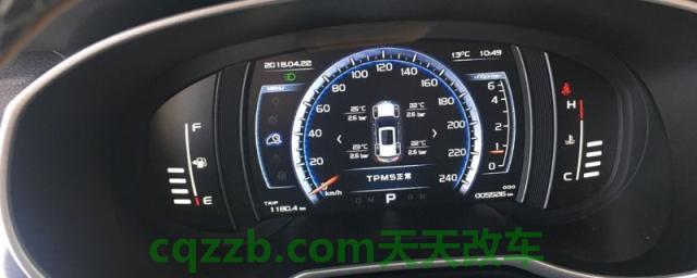 吉利博越suv胎压灯复位(吉利博越哪款车型没有匹配胎压显示功能)