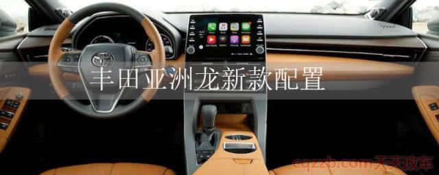 丰田亚洲龙新款配置(丰田亚洲龙内饰)  第1张