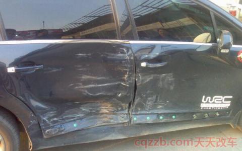 翼子板凹了必须钣金吗(前翼子板凹陷钣金修复方法)  第3张