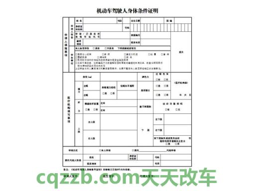 汽车有关：机动车驾驶人身体条件证明多少钱_交通问题  第3张