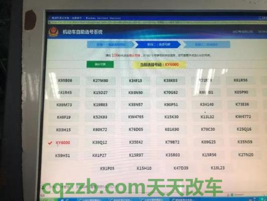问题：机动车选号技巧_交通业务办理