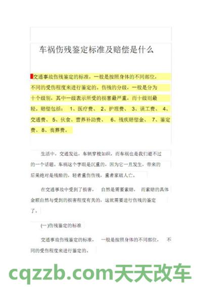 车回答:交通事故轻伤赔偿标准_交通问题 第2张