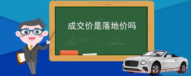 成交价是落地价吗(2019年车船税多少) 第1张