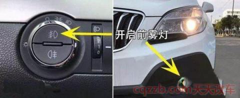 前雾灯和后雾灯标志(前雾灯和后雾灯如何打开) 第4张