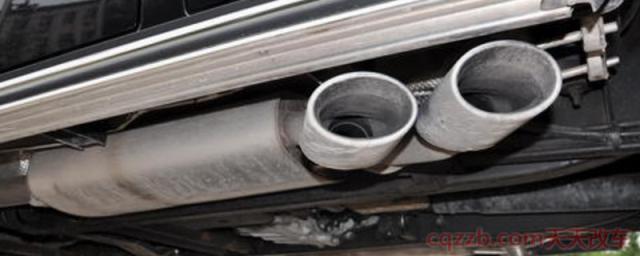 奔驰排气管有咕噜声(车辆排气管的作用)