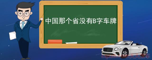 中国那个省没有B字车牌(车牌号组成)