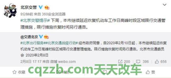 汽车疑问：北京限行早上几点开始_交通问题  第2张