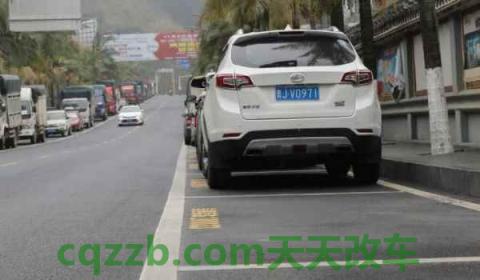 白色矩形框是什么停车位(车辆停放停车位需要注意什么)  第3张