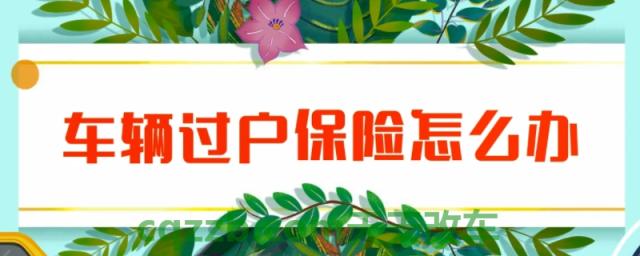 车过户是不是连保险一起过的(车辆保险过户麻烦吗)  第1张