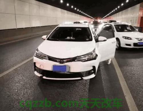 车友：前车突然转弯导致后车追尾 70限速开到100罚款多少