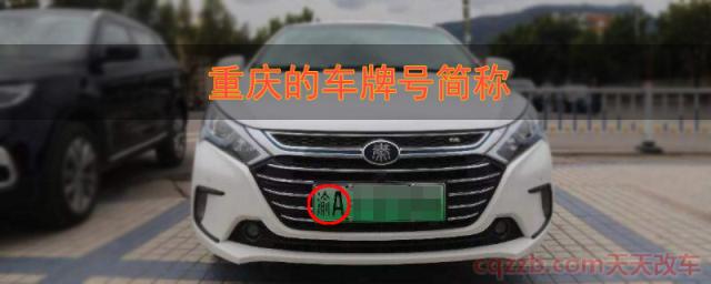 重庆的车牌号简称(各地市区县车牌号)  第1张