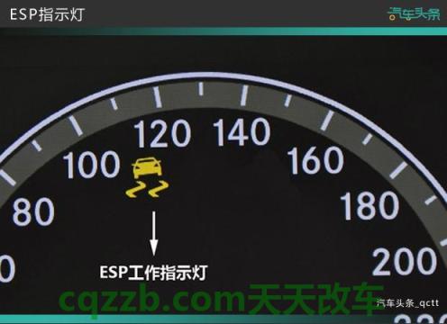 汽车知识：abs和esp故障灯亮怎么回事 abs灯亮了车还能继续开吗
