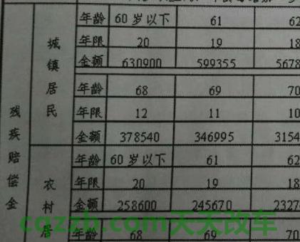关于汽车：安徽交通事故9级伤残 安徽交通事故十级伤残赔偿标准项目有哪些  第3张