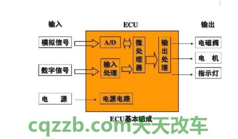 ecu是什么意思车上的(ECU的组成)  第3张