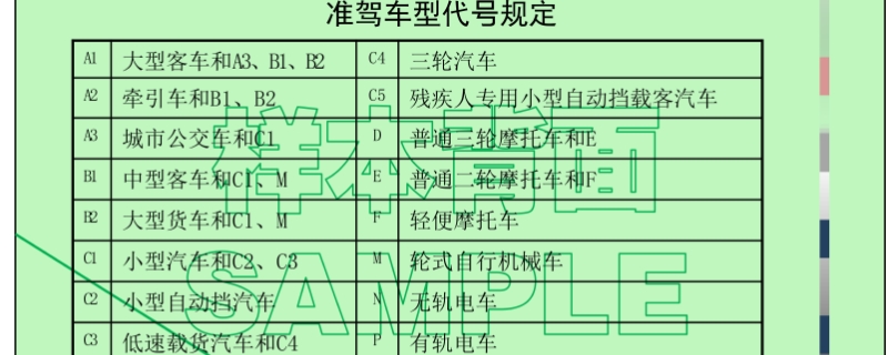 c1m是什么驾照(机动车驾驶证的准驾车型在哪里观看)  第1张