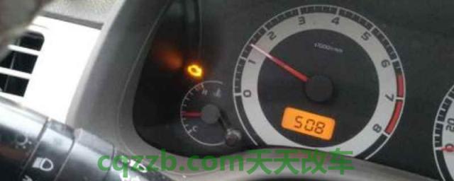 卡罗拉发动机故障灯亮黄灯(卡罗拉车型有几款发动机)  第1张