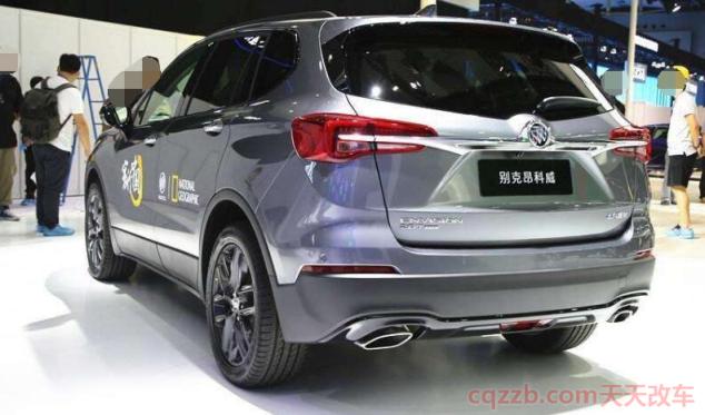 别克昂科威后备箱尺寸大小(46比例放倒) 第3张