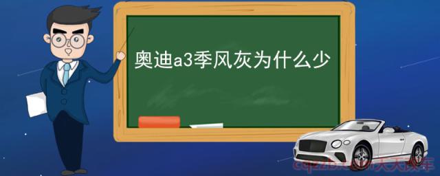 奥迪a3季风灰为什么少(奥迪a3怎么样)
