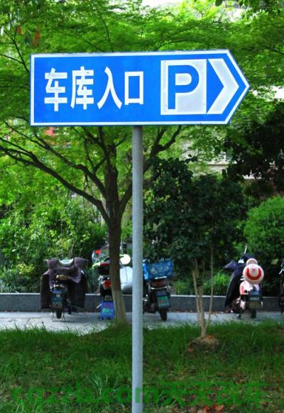 车回答：停车场（区）标志_什么是停车场（区）标志  第1张