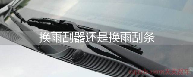 换雨刮器还是换雨刮条(雨刮器刮了后会模糊怎么回事)