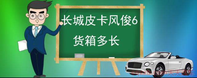 长城皮卡风俊6货箱多长(长城皮卡风俊6怎么样)