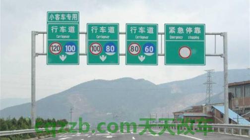 汽车分享：高速公路安全车距是多少米 高速各车道限速多少